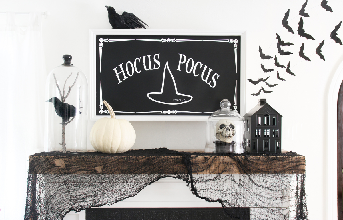 hocus pocus halloween sign
