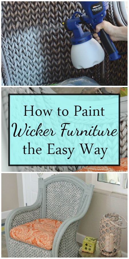 Painting wicker furniture the easy way